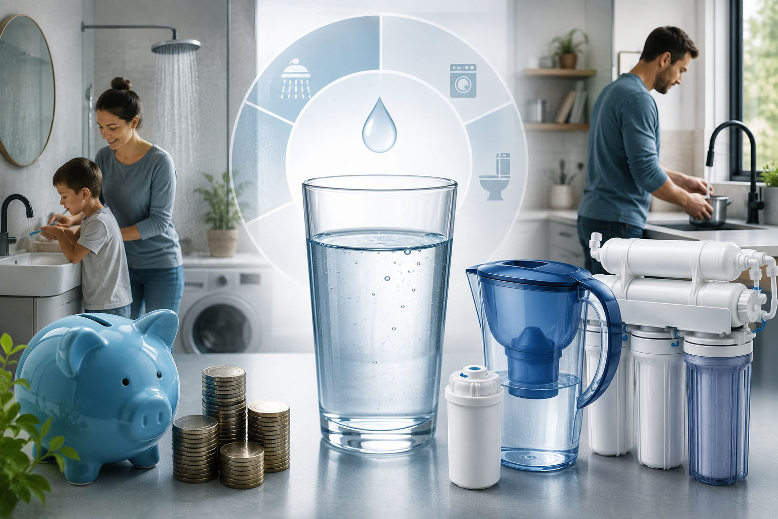 Consumo de agua en el hogar: cuánto gastamos y qué sistema de filtración compensa más